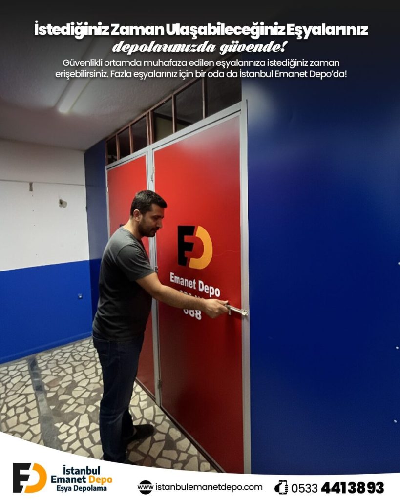 Anadolu Yakası Eşya Depolama 3 İstanbul emanet depo İstanbul Anadolu Yakası depo kiralama firması