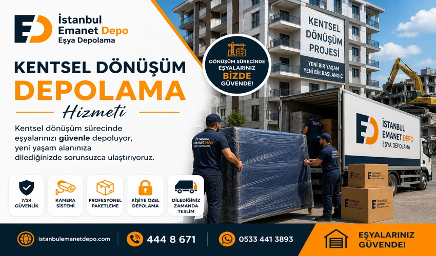 Gülsuyu Kentsel Dönüşüm Depolama Hizmeti Gülsuyu mahallesinde yıkılacak olan bir binadan eşyaların profesyonel nakliye hazırlığı